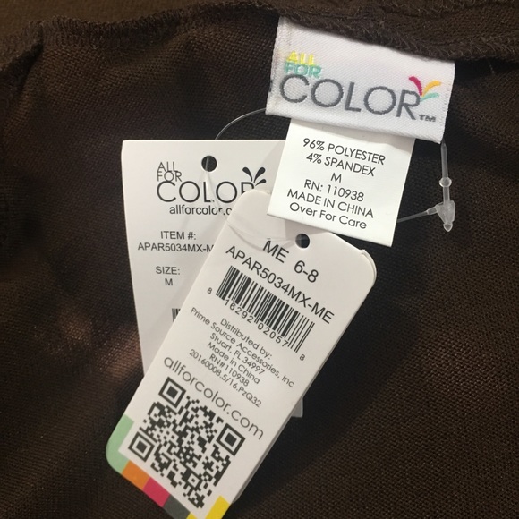 Brown waterfall sweater - Picture 7 of 8